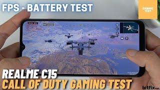Realme C15 Call of Duty Gaming test  Helio G35 4GB RAM