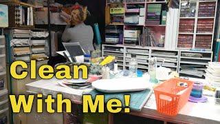 Lets Clean Our Messy Studios and Craft Rooms Together