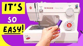 Singer Heavy Duty Sewing Machine Threading Tutorial  Easy Sewing for Beginners with Ooni Crafts