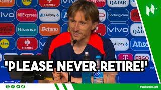 PLEASE NEVER RETIRE Italian journalist pays EMOTIONAL tribute to Luka Modric