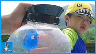 Finding Dory And Catch Toys Challenge Fun Play  MariAndFriends