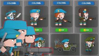 Обзор новых скинов на всех персонажей Clone Armies 2D Games Tower Defense