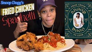 I MADE SNOOP DOGGS FAMOUS CRISPY FRIED CHICKEN & SPAGHETTI  MUKBANG  CRISPY FRIED CHICKEN ASMR