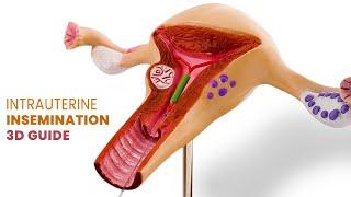 Intrauterine Insemination IUI for Pregnancy  Step by Step Guide  3D Animation