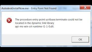 The program cant start because api-ms-win-crt-runtime-I 1-O.dll