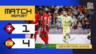 Switzerland 1-4 Spain   Thrilling Victory for Spain  2024-25 UEFA Nations League Highlights