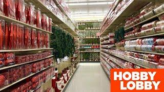 HOBBY LOBBY CHRISTMAS DECORATIONS CHRISTMAS ORNAMENTS DECOR SHOP WITH ME SHOPPING STORE WALK THROUGH