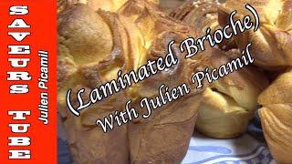 How to make Laminated Brioche very light & crunchy with The French Baker TV Chef Julien