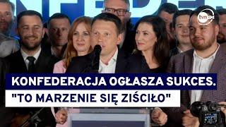 Konfederacja trzecią siłą w wyborach do Parlamentu Europejskiego w Polsce TVN24