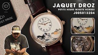 REVIEW  Bản giới hạn 88 chiếc  Jaquet Droz Petite Heure Minute Horses J005013204