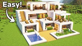 Minecraft Ultimate Modern House Tutorial