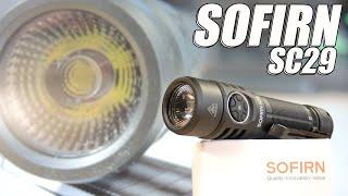 Лучший свет на ближних дистанциях Sofirn SC29  ручной EDC фонарь на 3000Lm