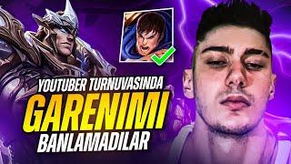 YOUTUBER 5V5 TURNUVASINDA GAREN BANLAMADILAR PİŞMAN ETTİM  Garen For Win