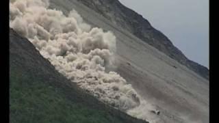 Pyroclastic flows on Mt Merapi  Java  Indonesia