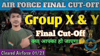 Air Force 012024 Expected Final Cut-OffGroup X & Y Expected Final Cutoff #airforce#agniveer#viral