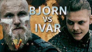 Bjorn Ironside and Ivar The Boneless EPIC Battle In The Season 5 Finale of Vikings