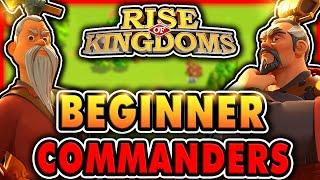 Rise of Kingdoms BEST Early Game COMMANDERS for F2P KvK1