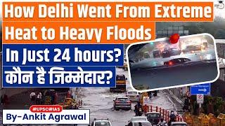 Delhi Records Heaviest June Rainfall in 88 Years  What Led To This? Airport Roof Collapses