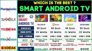  Best 55-Inch 4K Android TV 2024 on Amazon Sony vs Redmi vs Acer vs Samsung - Top Picks