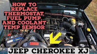 The Chief Lives - How to replace fuel pump and thermostat on a jeep cherokee