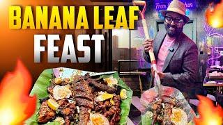 Londons First Tamil Shovel Sapadu  Banana Leaf Illford creates history London Tamil food Vlog