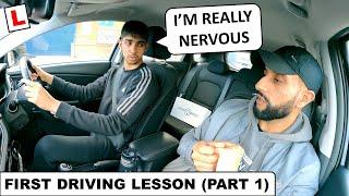 FIRST Driving Lesson Lesson 1 Part 1 - Raajans Driving Journey - What to expect