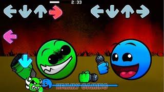 FNF Geometry Dash 2.0 vs Geometry Dash 2.2 Sings Confronting Yourself  Fire In The Hole FNF Mods