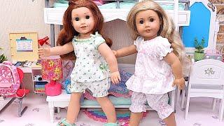 Sister dolls fun morning routine stories - Best Videos - PLAY DOLLS