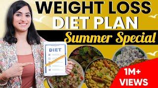 WEIGHT LOSS DIET PLAN FOR SUMMERS in Hindi  Upto 5 Kg Fat Loss  By GunjanShouts