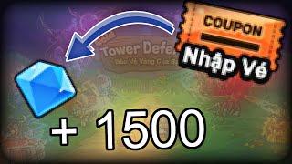 Có thật là Free 1500 Kim cương không??  Gold Tower Defence  Snow