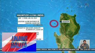 Magnitude 5.1 na lindol yumanig sa San Esteban Ilocos Sur  UB