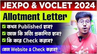 JEXPOVOCLET Allotment Letter 2024  Jexpo 2024  Jexpo Counselling 2024  Jexpo Admission 2024