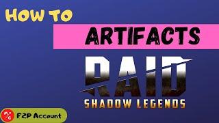 F2P HOW TO Artifacts ENHANCEMENT Event  Raid Shadow Legends