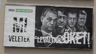 Fehér festék a jobbik plakátjain – Visszatérő probléma a plakátrongálás