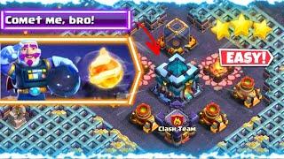 How To Easily 3 Star On Comet Mebro Challenge In Clashofclans