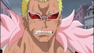 Luffy vs Doflamingo Full fight..