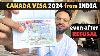 How I got CANADA VISA from INDIA 2024  even after refusal 