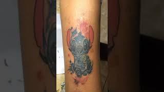 cewek manado bikin tattoo stitch  stitch color tattoo