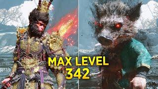 Black Myth Wukong - MAX LEVEL 342 vs Bosses No Damage