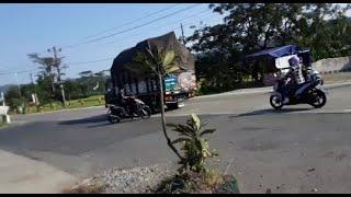 Penampakan truk chanter  CCTV lintas Gili aspal #trukcanter #trukoleng