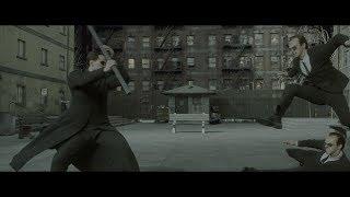 The Matrix Reloaded 2003 4K HDR - Advanced CGI stunt double and photogrammetry