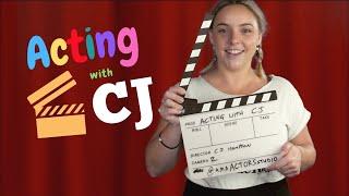 Acting Classes for KIDS Episode 1 - Acting with CJ