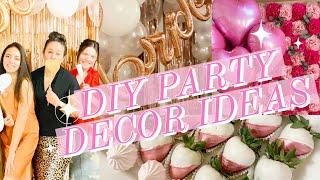 *NEW* INEXPENSIVE DIY PARTY DECORATING IDEAS   DOLLAR TREE PARTY DECOR  SPRINGS SOULFUL HOME
