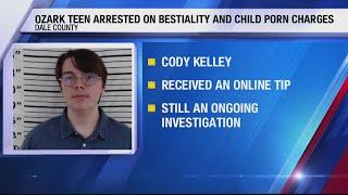 Ozark teen arrested on bestiality and child porn charges