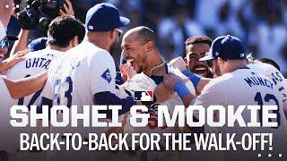 CRAZY DODGERS WALK-OFF Shohei Ohtani & Mookie Betts HIT BACK-TO-BACK HOME RUNS to walk it off