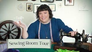 The SEWING ROOM TOUR Youve Been Waiting For  Plus Size CRAFT Room Tour