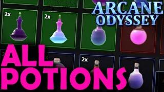 How To Brew ALL POTIONS  Arcane Odyssey