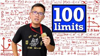 100 calculus limits ft epsilon-delta definition and Riemann sum limits 