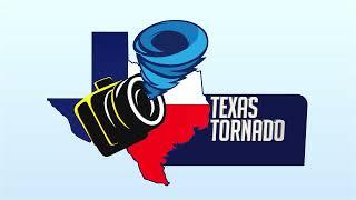 Texas tornado photography logo animation