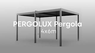 PERGOLUX - Pergola - Freestanding 4x6  Installation video